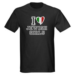 I Heart Jewish Girls shirt, I love Jewish Girls