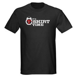 It's T-Shirt Time Black Shirt