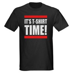 Black It's T-Shirt Time Shirt, Jersey Shore MTV