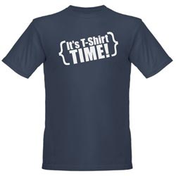 It's T-Shirt Time! Blue Tee Shirt